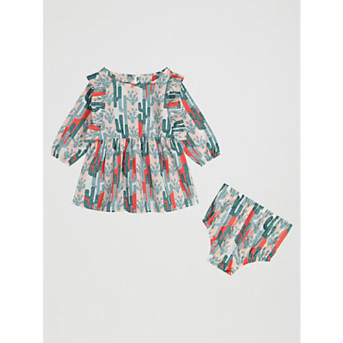 Little Girl's Ruffle Yoke Dress | NEW | Wrangler®