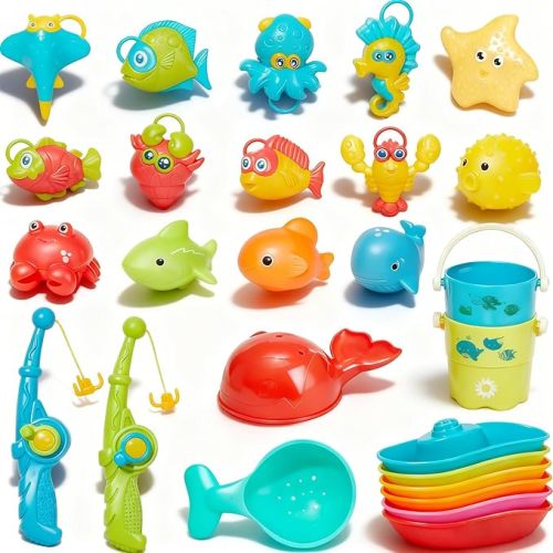 Baby Bath Toys for Kids Ages 1-3, 16PCS | Easy Clean Mold Free Bath Toys Toddlers 2-4 | Bathtub Pool Water Table Toys for Babies & Toddlers | Bath Boats Spoons Bucket Watering Can Tub Toy for Toddlers