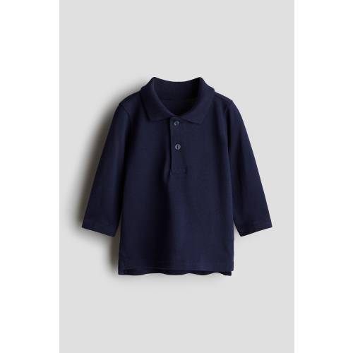 LONG-SLEEVED PIQUÉ POLO SHIRT