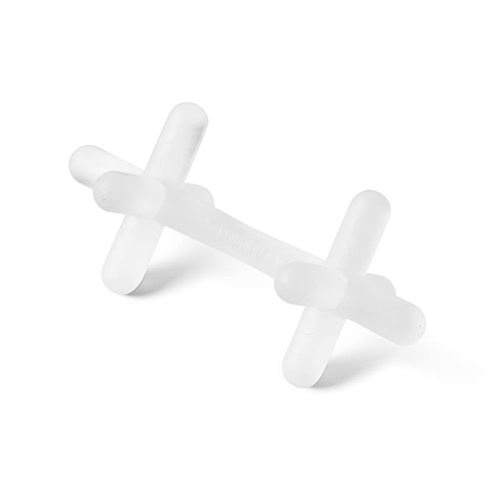 Moonjax Silicone Baby Teething Toys - Baby teether for Infants, Toddlers, Newborns, CPSIA Certified | Dishwasher, Sterilizer, and Freezer Safe - Clear