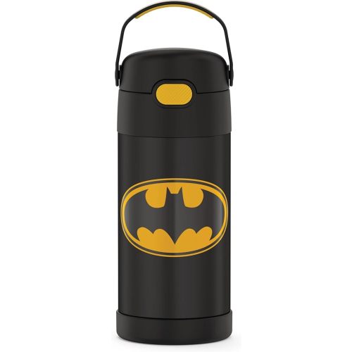 THERMOS FUNTAINER Water Bottle with Straw, 12oz, Batman