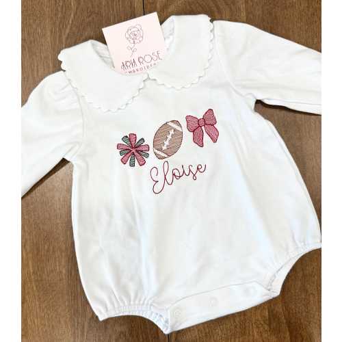 Football long sleeve bubble- GIRL