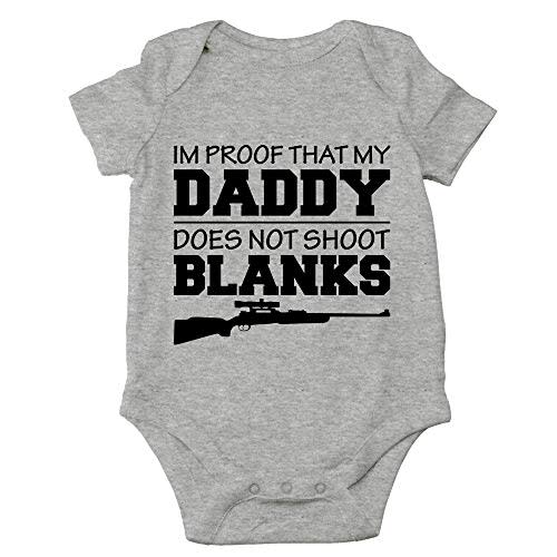 CBTwear I'm Proof That My Daddy Does Not Shot Blanks Baby Bodysuit Boy Girl Adorable Romper Clothing