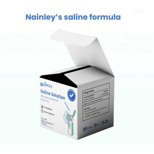 0.9% Saline Solution - For Portable Nebulizer