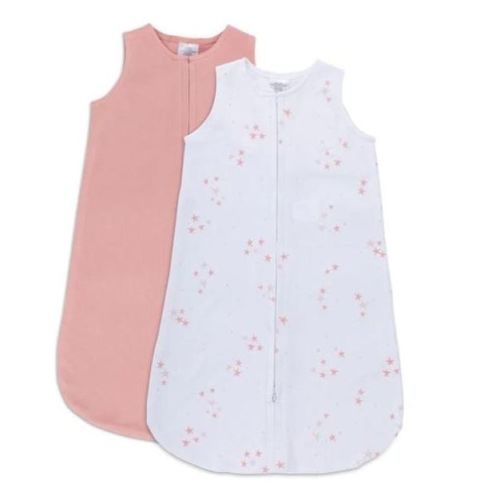 Ely's & Co. Baby Wearable Blanket - Baby Sleep Sack 100% Cotton 2 Pack