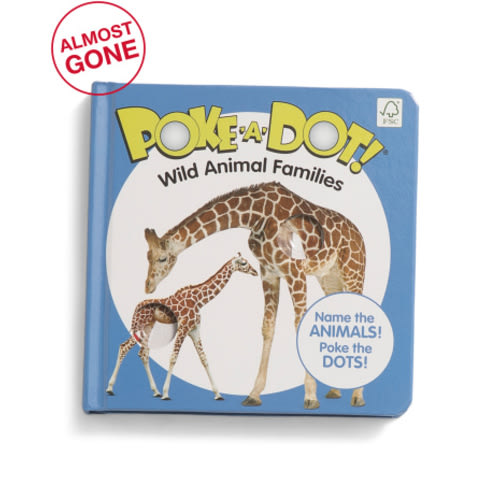 Poke A Dot Wild Animal Families Board Book | Kids & Baby | T.J.Maxx
