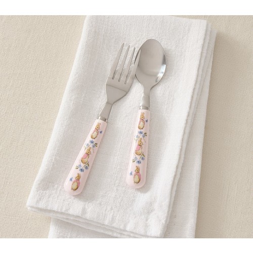 Peter Rabbit™ Flopsy™ Bunnies Utensils | Pottery Barn Kids