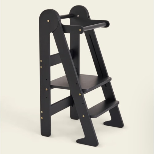 Piccalio – Black - Foldable Toddler Tower | Best Toddler Tower for Kids
