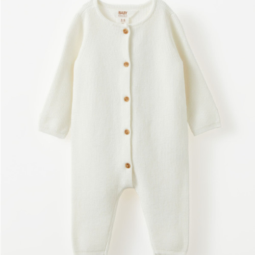 Organic Knit Long Sleeve All In One