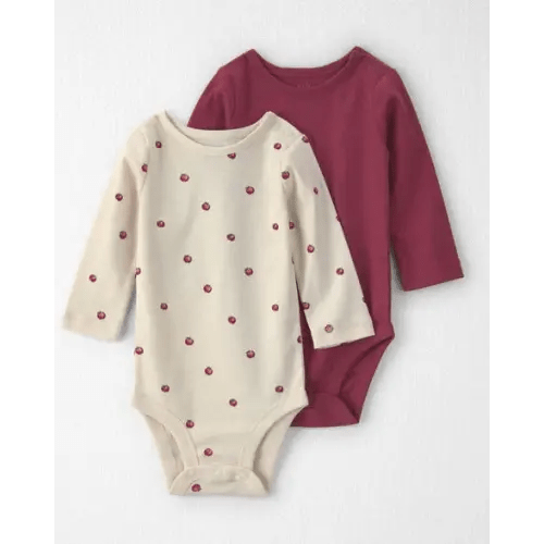 Baby Girl 2-Pack Organic Cotton Bodysuits - Little Planet | Carter's