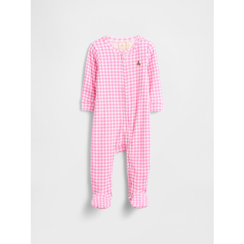 Baby Print Two-Way Zip One-Piece