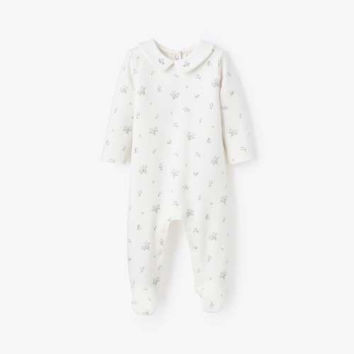 English Rose Double Layered Embroidered Jumpsuit – Elegant Baby
