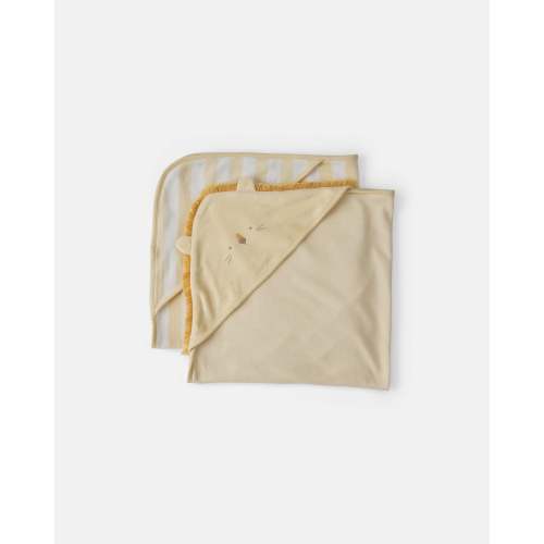 Baby 2-Pack Lion Terry Towels - Yellow