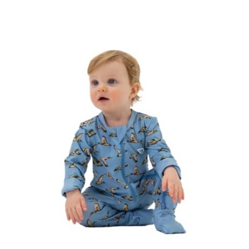 Baby Burlebo Full Zip Convertible Pajamas