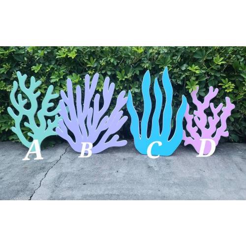 Under the sea cutouts/under the sea corals/under the sea decorations/corals/seaweed/props/under the sea party decorations/mermaid cutouts