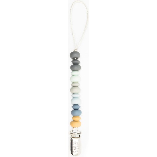 Bella Tunno Silicone Bead Pacifier Clip, Multi