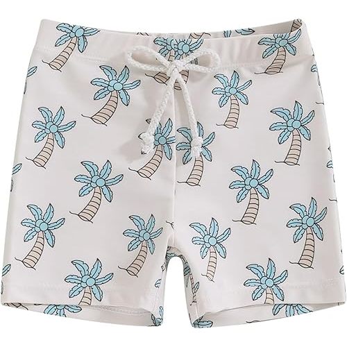 Unisex Toddler Baby Boy Girl Swim Trunks Print Swimming Shorts Board Shorts Beachwear Swimsuit Infant Bathing Suit