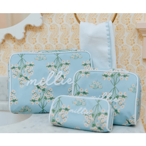Patterned Toiletry Bag Trio (3 pieces)