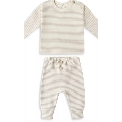 Boys' Striped Long Sleeved Tee & Pants Set - Baby