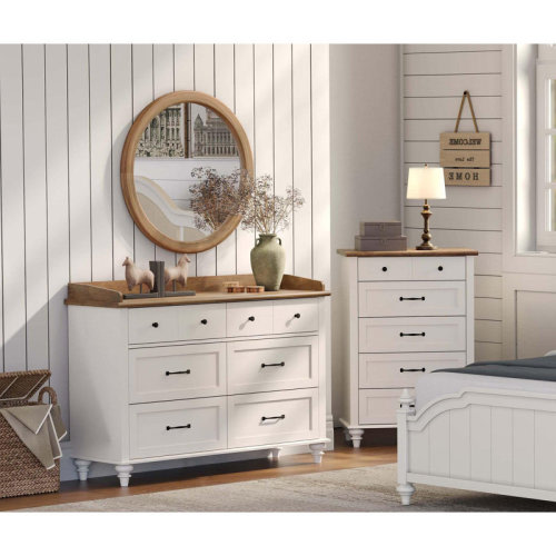 One Allium Way® 2 Piece Dresser Set - -Include One 5 Drawer Dresser & One 6 Drawer Dresser | Wayfair
