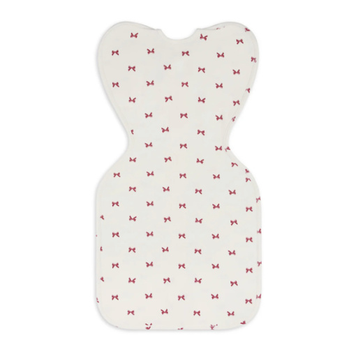 Swaddle Up™ 1.0 TOG Cotton Cream Bows