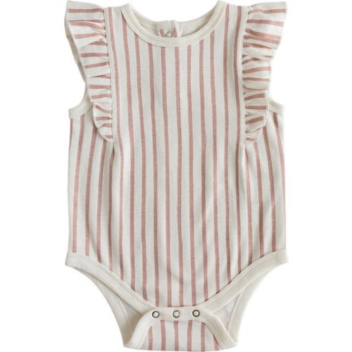 Ruffle Organic Cotton Bodysuit