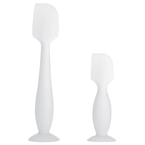 ROXANEPIG 2 Pack Baby Diaper Cream Spatula - Baby Diaper Rash Cream Applicator for Butt Paste Diaper Creams - Diaper Cream Brush for Newborn Essentials (White)