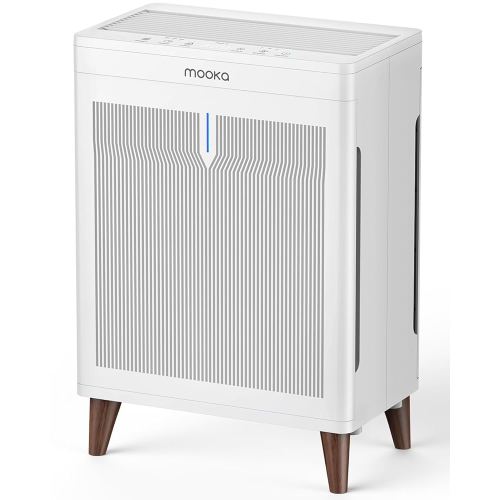Air Purifiers for Home Extra Large Room Up to 2800 Ft²,MOOKA Double-Sided HEPA Air Purifier with Washable Filters,PM2.5 Air Quality Sensor,20dB Air Cleaner for Bedroom Pet Hair Odors Pollen