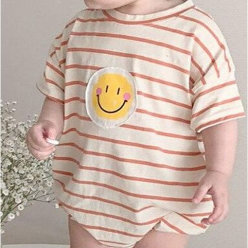 Smiley Striped Romper – Teeny Mini Me