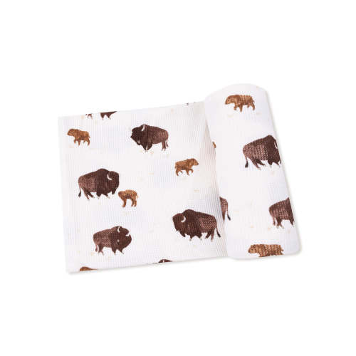 Waffle Swaddle, Bison