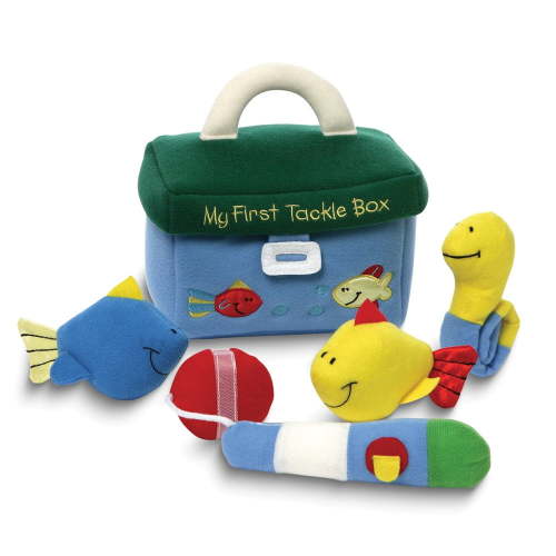 Baby Gund MY FIRST TACKLE BOX Plush Playset with Fish Rod and Snake Toys QGM15311