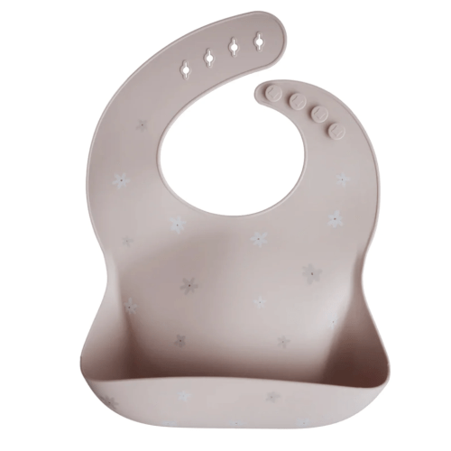 Mushie - Bavoir en silicone - Marguerite | Kido Bébé