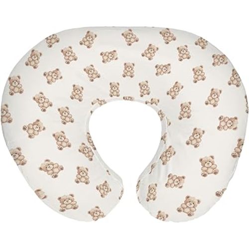 Neutral Boho Bears Baby Nursing Pillow Covers for Boy Girl Cute Vintage Brown Bear Nursing Pillowcase for Breastfeeding Pillows Gender Neutral Animal Soft Stretchy Slipcovers for Newborn Infant