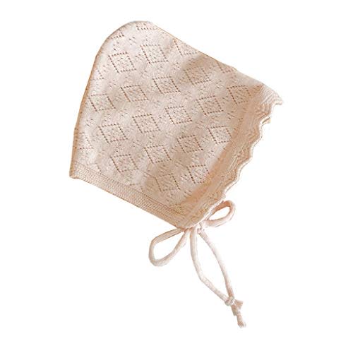 Bonnet Hat for Girls Newborn Ruffle Caps Cotton Caps Photography Props Color Breathable Girl Hats