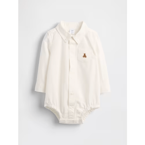 Baby Oxford Bodysuit (3-6 Mo)