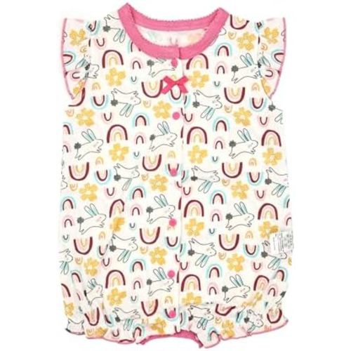 Baby Girl Clothes 100% Cotton Summer Outfits Ruffle Sleeveless Romper
