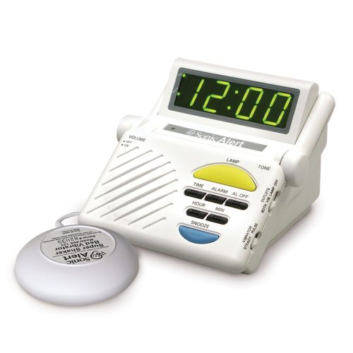 Sonic Alert Sonic System Alarm Clock and Notification Hub With Super Shaker