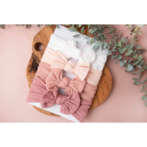 Cable knit baby headbands, baby girl headband, girl headbands, soft headbands, summer headbands, baby headbands, blush headbands