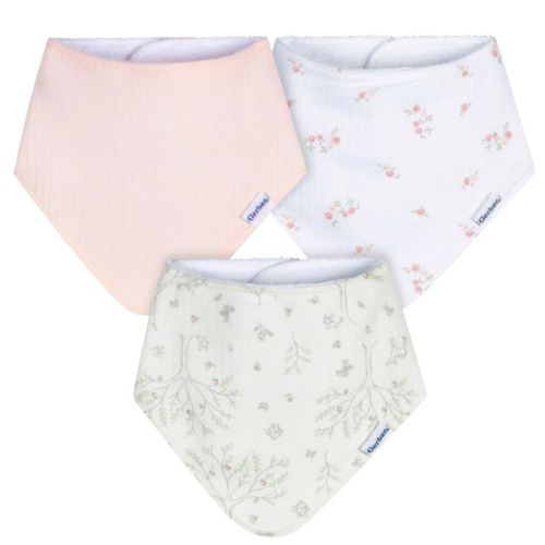 3-Pack Baby Girls Deer Bandana Bib – Gerber Childrenswear