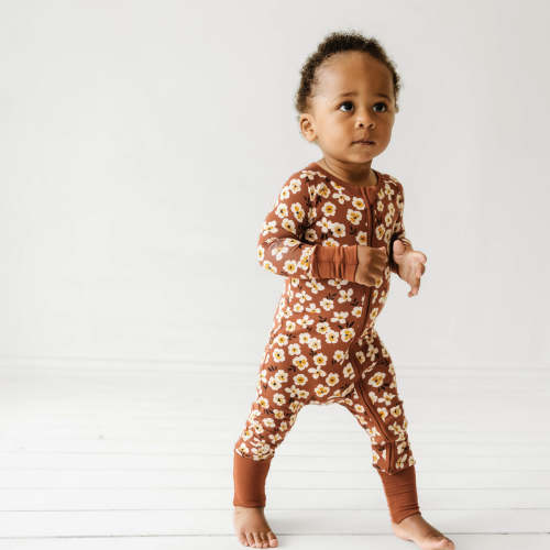 Mocha Blossom Bamboo Viscose Zippy
