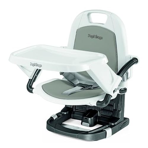 Peg Perego Rialto - Booster Seat - Suitable for Children 6 Months and up - Made in Italy - Ice (Grey)