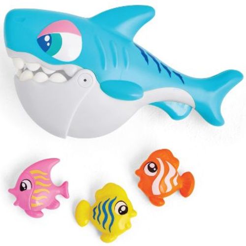 Kidoozie Splish ‘n Splash Chomping Shark, Bathtime Tub Toy for Toddlers Ages 2+