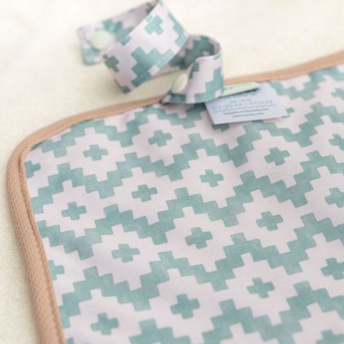 Patterned Ultra-Soft Bamboo Machine Washable Diaper Change Mat