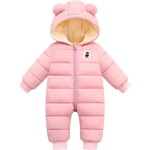 Cute Baby Boys Snowsuit New Born baby girls Winter Coat Toddler Clothes