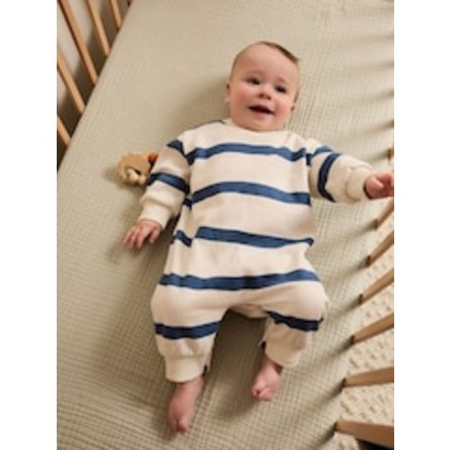 Buy Blue Stripe Baby Sweat Romper (0mths-3yrs) from Next USA