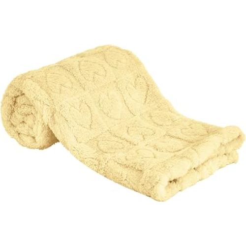 Yurhap Heart Baby Blanket, Love Plush Fleece Baby Blankets for Girls Boys