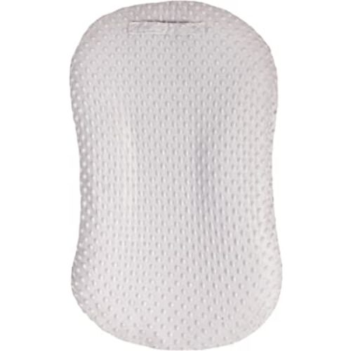 Water Resistant Removable Cover for Newborn Lounger | Minky Sensory Touch Slipcover for Baby Floor Seat | Premium Quality Soft Wipeable Fabric | Hypoallergenic (Fog)