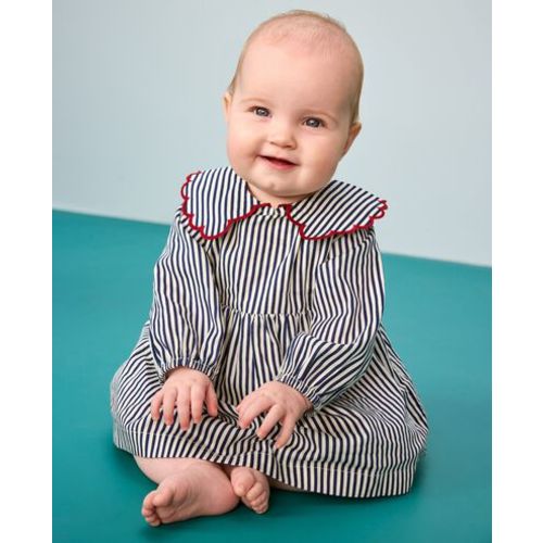Baby Twill Dress & Bloomers Set