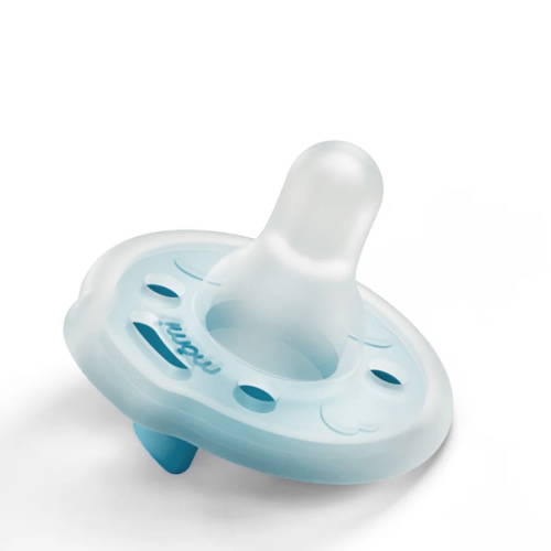 babypace breast-like pacifier single - lagoon | mōmi