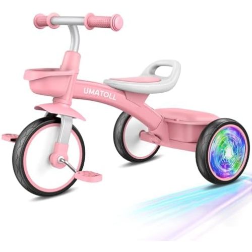 Umatoll Toddler Tricycle for 18 Months to 4 Years Old, Gift for Ages 2-3